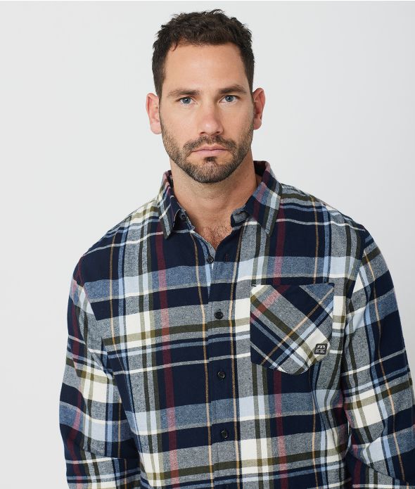 MALAWI SHIRT, NAVY BLUE