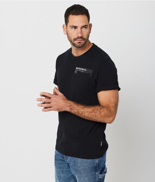 ACEY T-SHIRT, BLACK