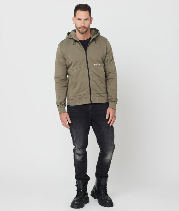 ACEY CIPZÁRAS MELEGÍTŐFELSŐ, KHAKI