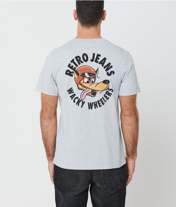 ADELAIDE T-SHIRT, GREY MELANGE