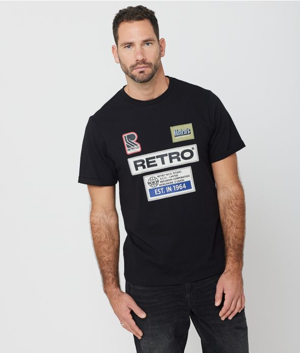 AINTREE T-SHIRT, BLACK