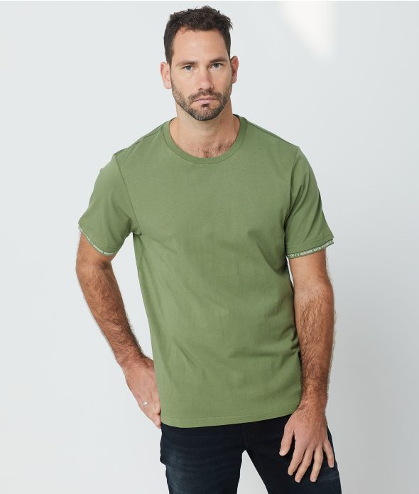 BALDY T-SHIRT, KHAKI