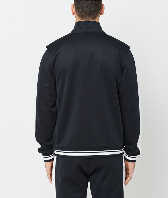 JEROME FÉRFI CIPZÁRAS MELEGÍTŐFELSŐ, FEKETE