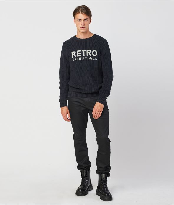 GONZALO B SWEATER, BLACK