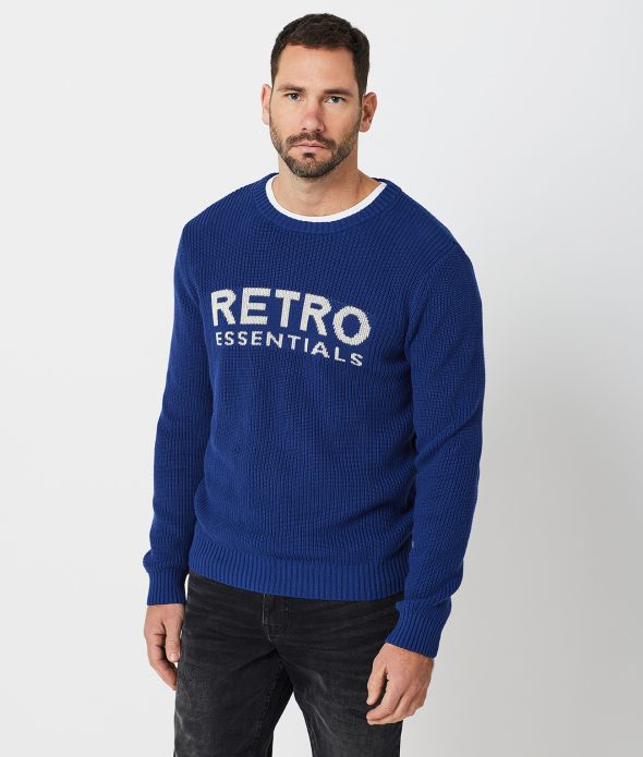 GONZALO B SWEATER, BLUE