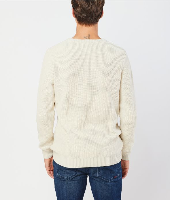 GONZALO B SWEATER, BONE