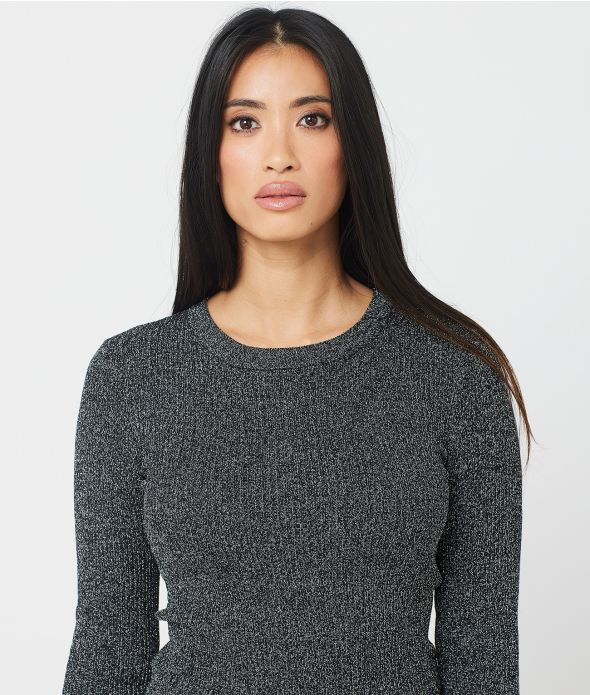 BAILEE NŐI KÖTÖTT PULÓVER, EZÜST