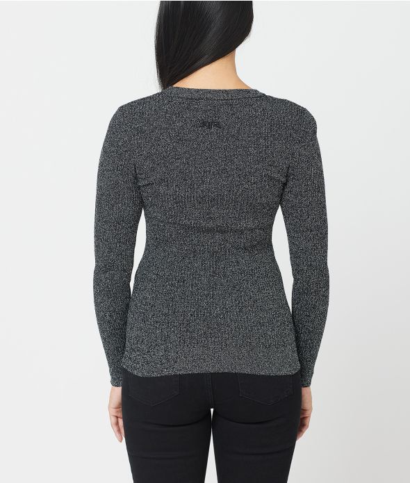 BAILEE NŐI KÖTÖTT PULÓVER, EZÜST