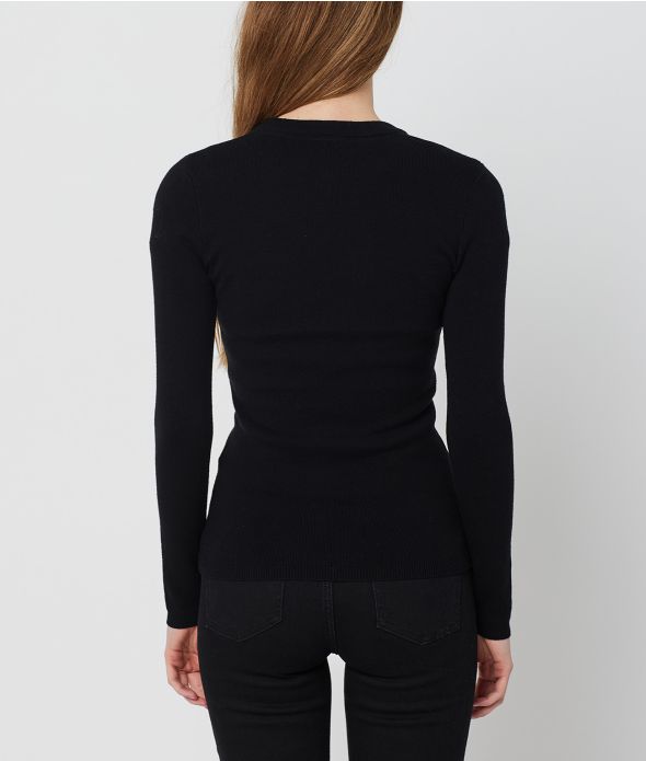 MADDIE SWEATER, BLACK