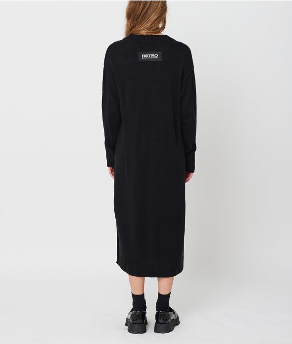PAVLOVA MIDI DRESS, BLACK