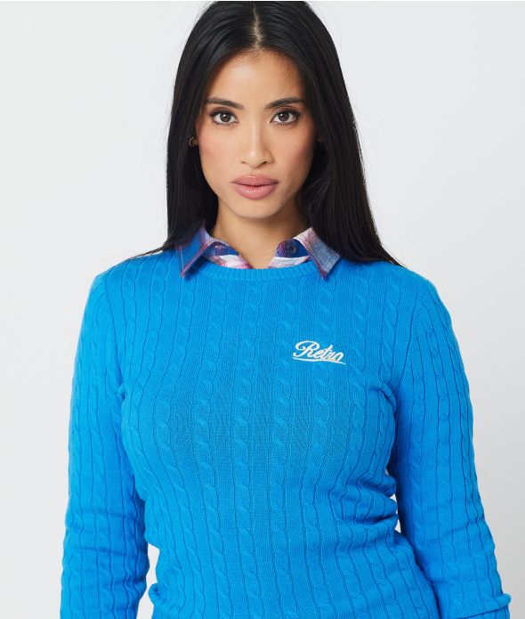 ROSETTA SWEATER, BLUE
