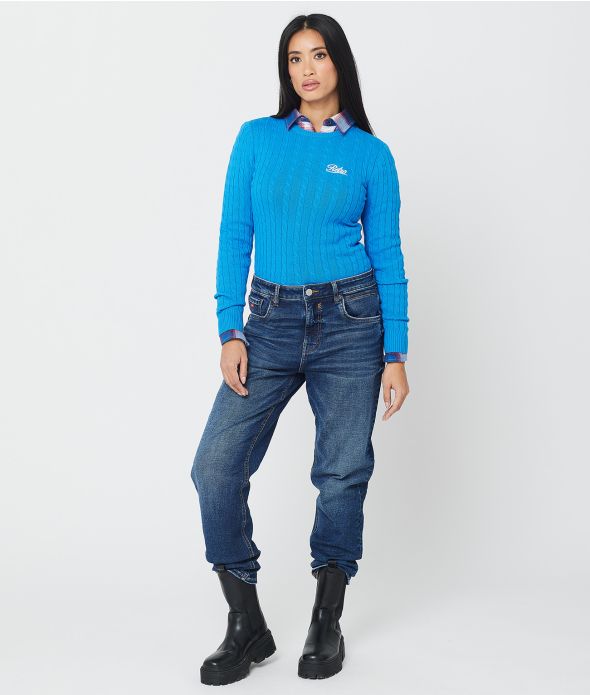 ROSETTA SWEATER, BLUE