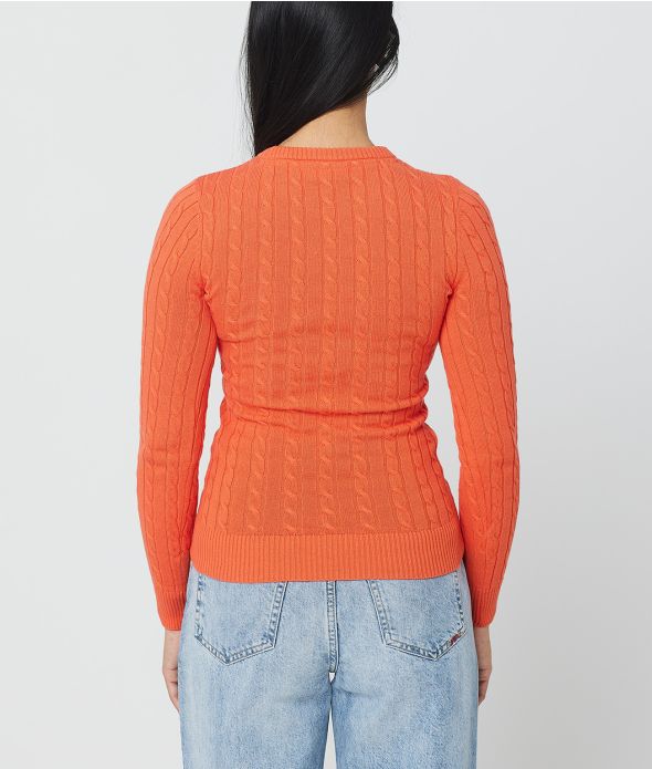 ROSETTA SWEATER, CORAL