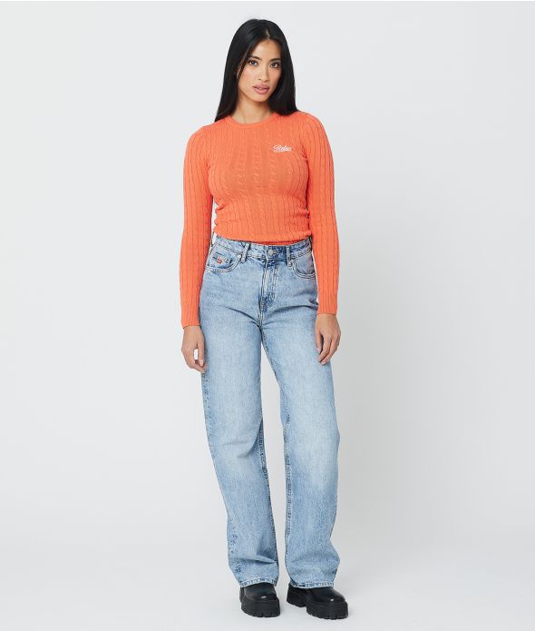 ROSETTA SWEATER, CORAL