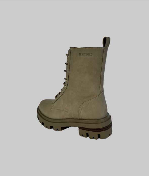 MAZIE BOOTS, BEIGE