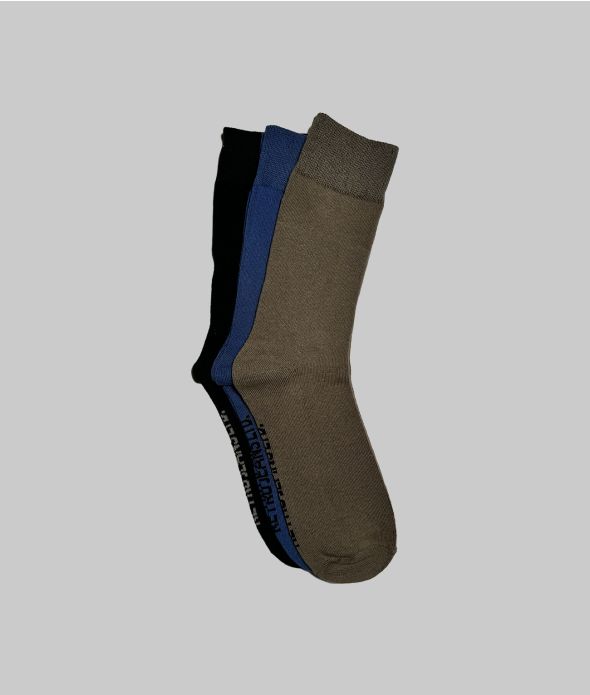 MALAWI SOCKS, KHAKI-BLACK-GREY