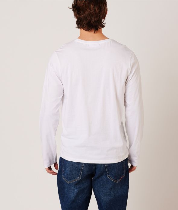 PINE L.S.TOP, WHITE