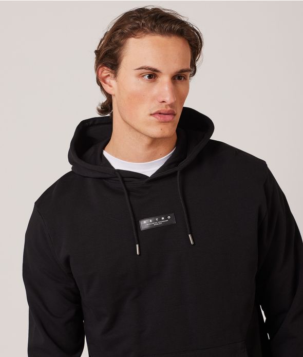 PINE HOODIE JOGGING TOP, BLACK