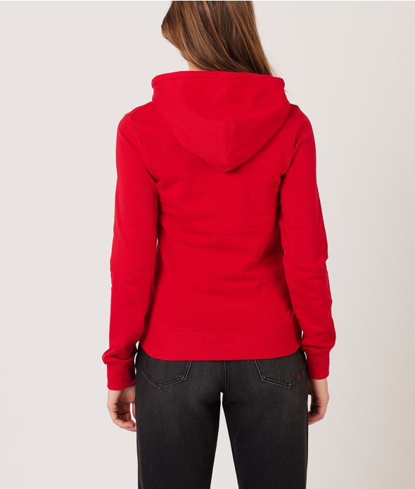 KEILY HOODIE JOGGING TOP, RED