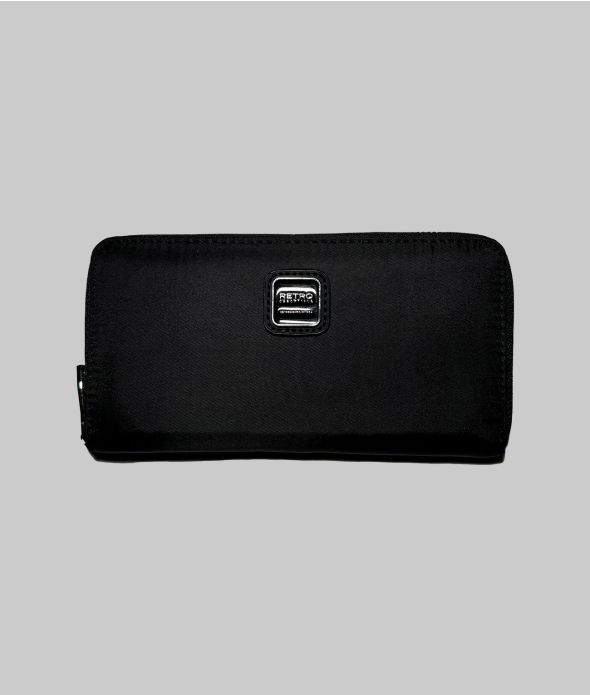 SWAN LARGE WALLET, BLACK