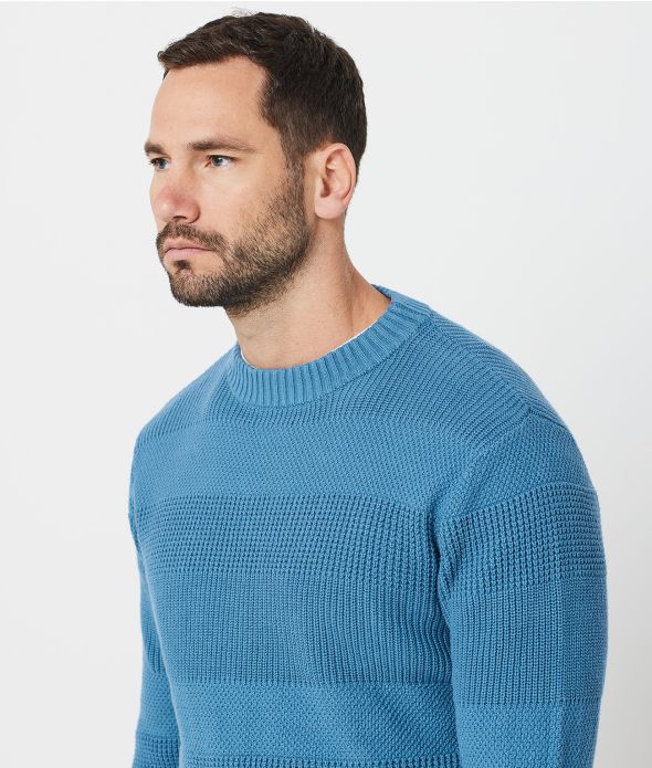 ACEY SWEATER, BLUE