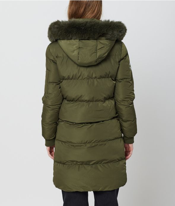 YVETTE NŐI KABÁT, KHAKI