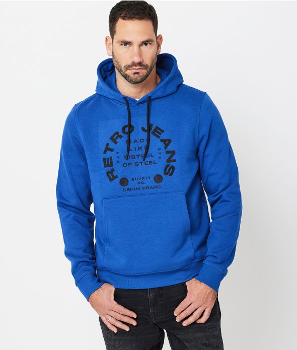 AMADO HOODIE JOGGING TOP, BLUE