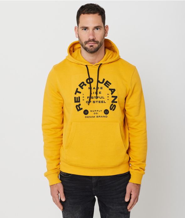 AMADO HOODIE JOGGING TOP, YELLOW