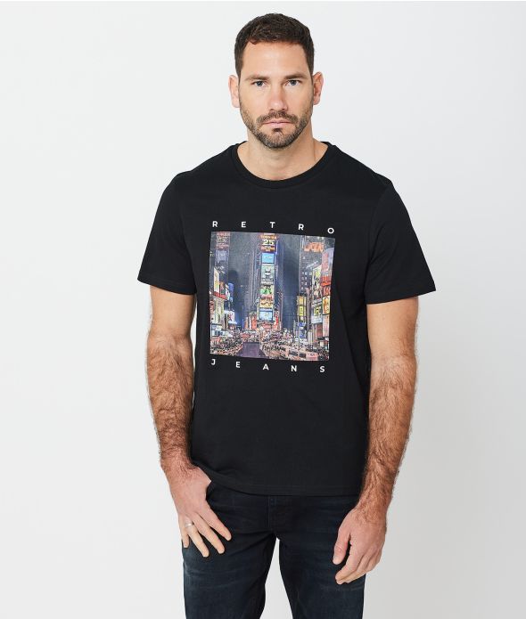 CAPITOL T-SHIRT, BLACK