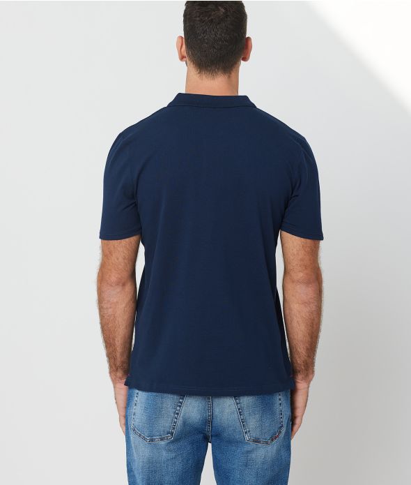 EDON POLO, NAVY BLUE