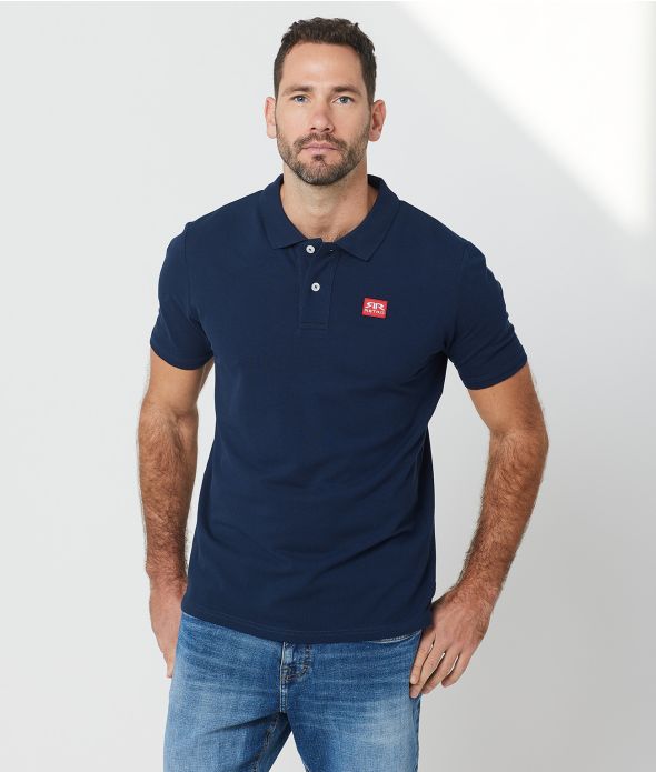 EDON POLO, NAVY BLUE