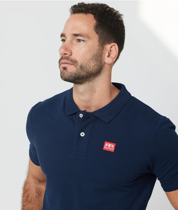 EDON POLO, NAVY BLUE