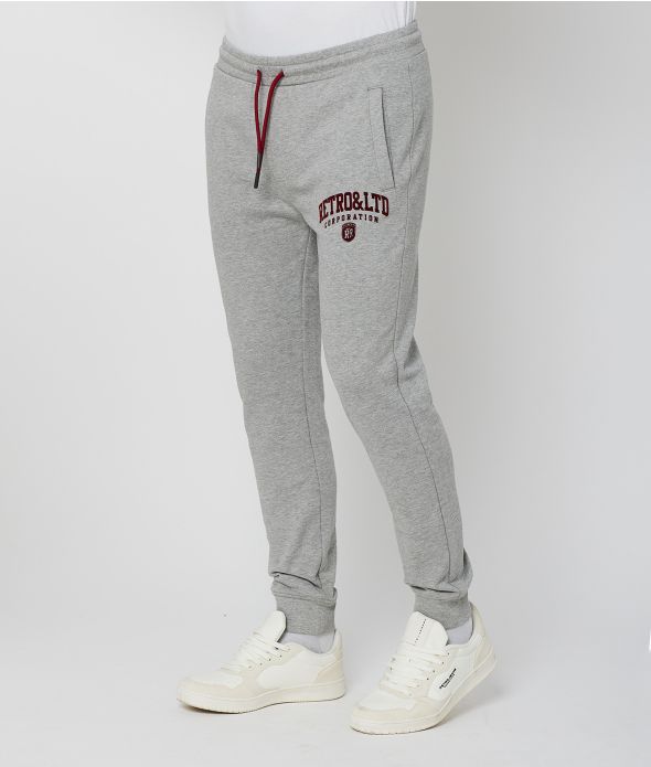 ZEPHYR JOGGING BOTTOM, GREY MELANGE