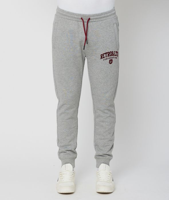 ZEPHYR JOGGING BOTTOM, GREY MELANGE