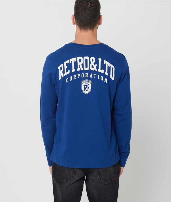 ZEPHYR B L.S.TOP, DARK BLUE