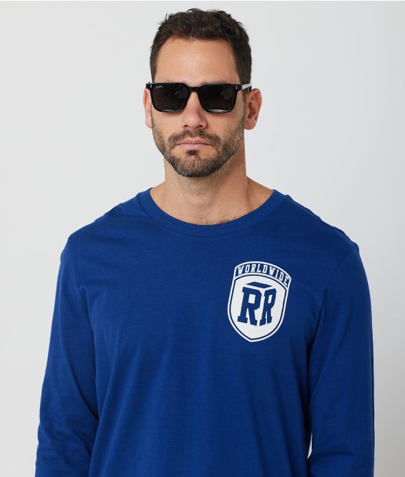 ZEPHYR B L.S.TOP, DARK BLUE