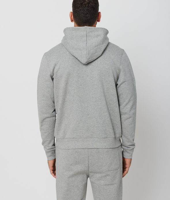 ZEPHYR HOODIE JOGGING TOP, GREY MELANGE