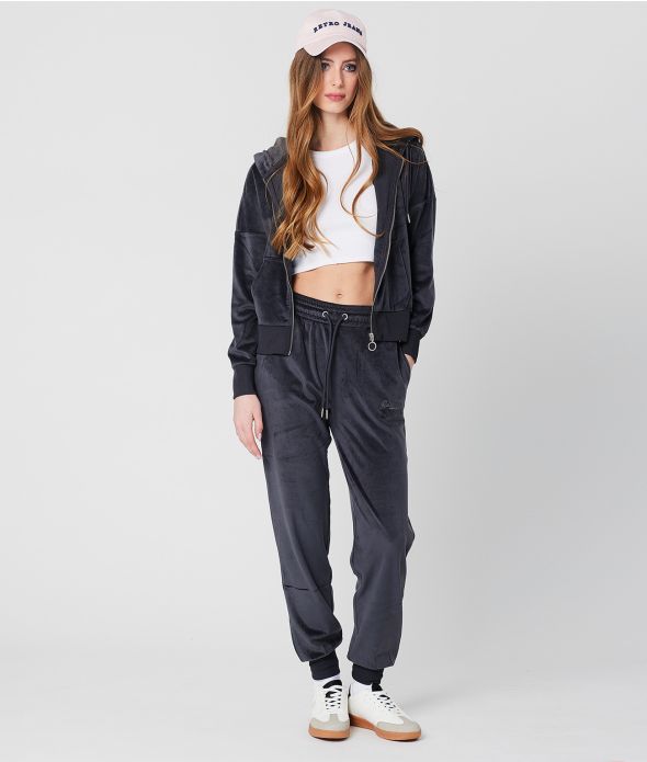 INAYA ZIP HOODIE JOGGING TOP, ANTRA