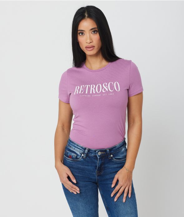 KRISTEN T-SHIRT, PURPLE