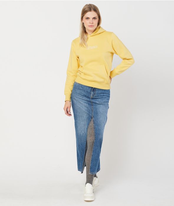 KRISTEN NŐI KAPUCNIS MELEGÍTŐFELSŐ, SÁRGA