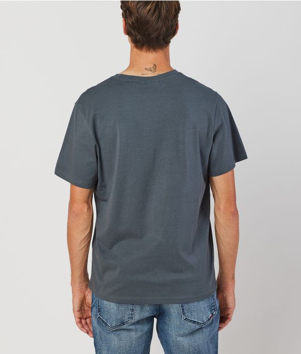 MALAWI V-NECK T-SHIRT, GREY