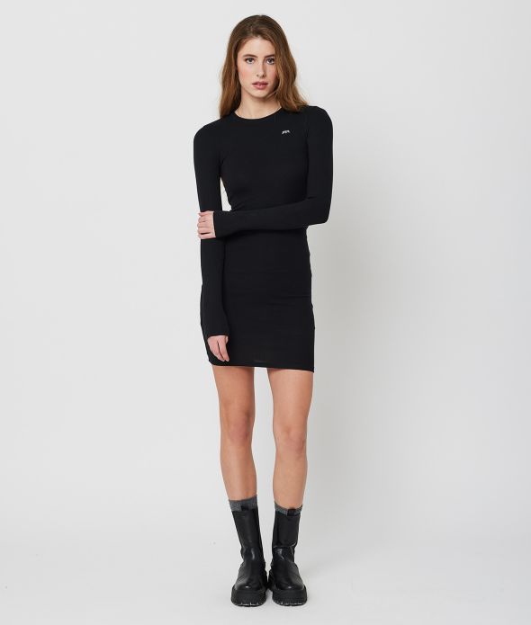 NYRA DRESS, BLACK