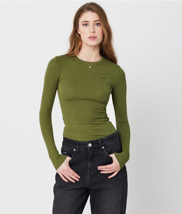 NYRA L.S.TOP, KHAKI