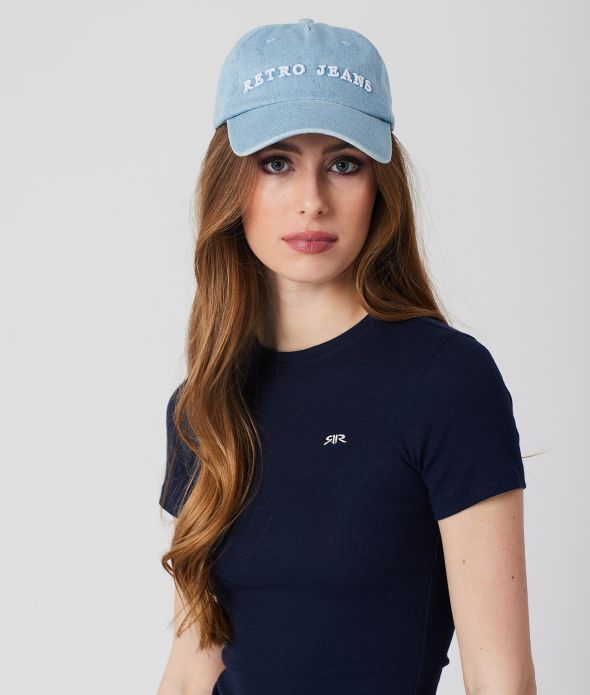 NYRA T-SHIRT, DARK BLUE