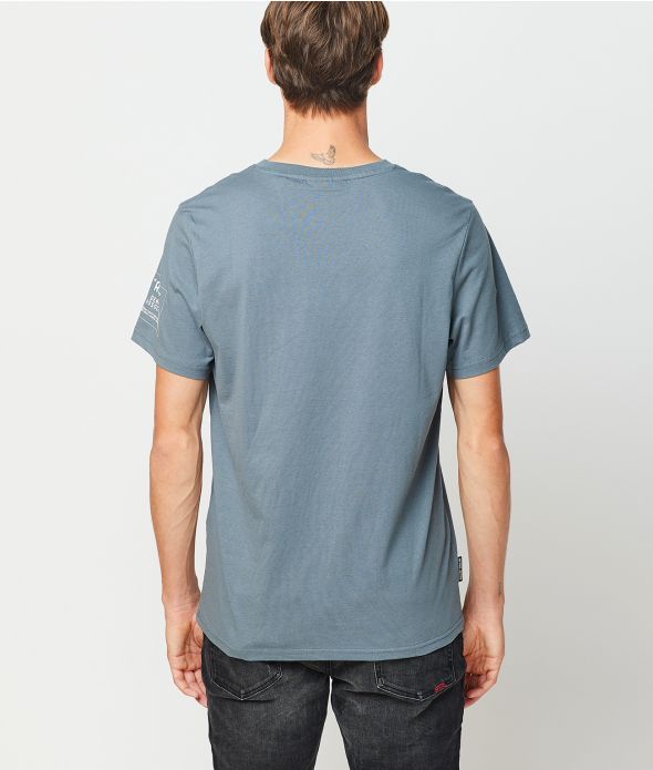 IGORA V-NECK T-SHIRT, GREY