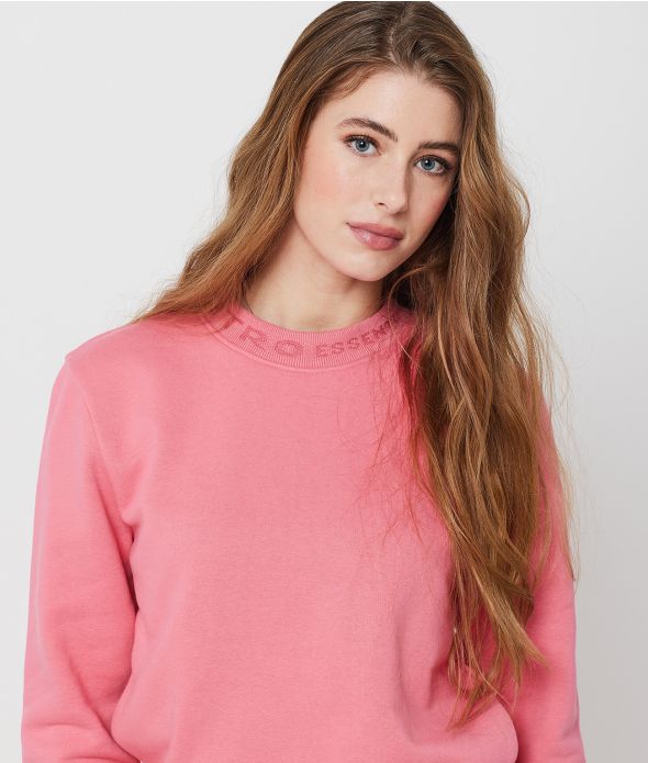 SWAN SWEATSHIRT JOGGING TOP, PINK