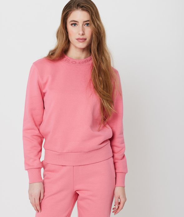 SWAN SWEATSHIRT JOGGING TOP, PINK