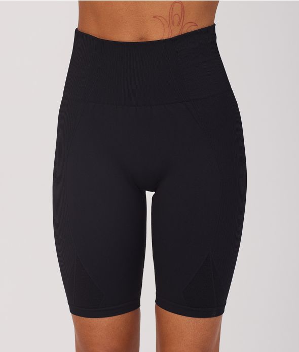 SOLEIL BIKER LEGGINGS, BLACK