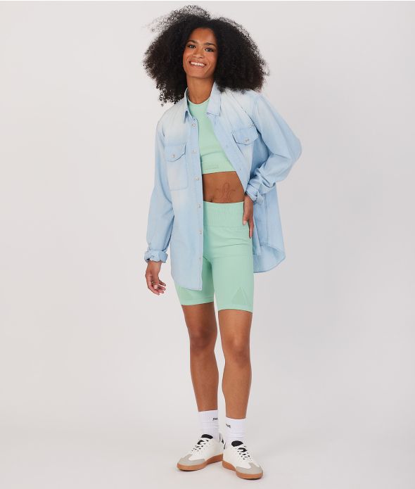 SOLEIL CROP T-SHIRT, MINT
