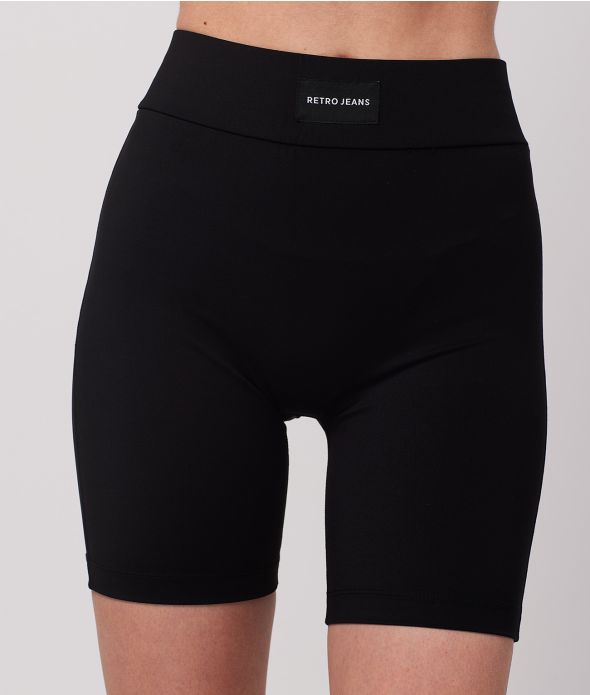 SASA BIKER LEGGINGS, BLACK